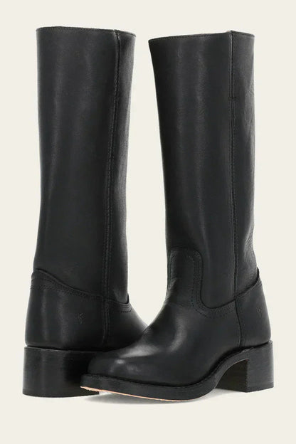 Kirsten - Mid-Calf Block Heel Western Boots