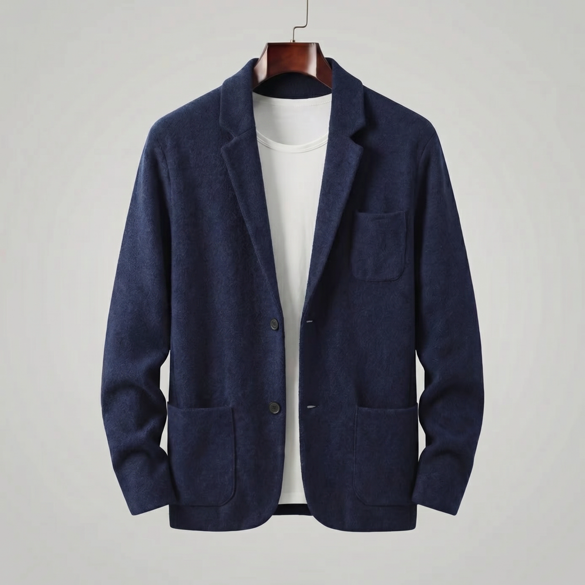 Emmett - Tailored Fit Jacket with Lapel Collar