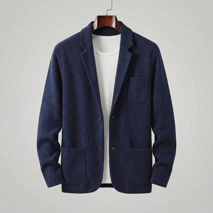 Emmett - Tailored Fit Jacket with Lapel Collar