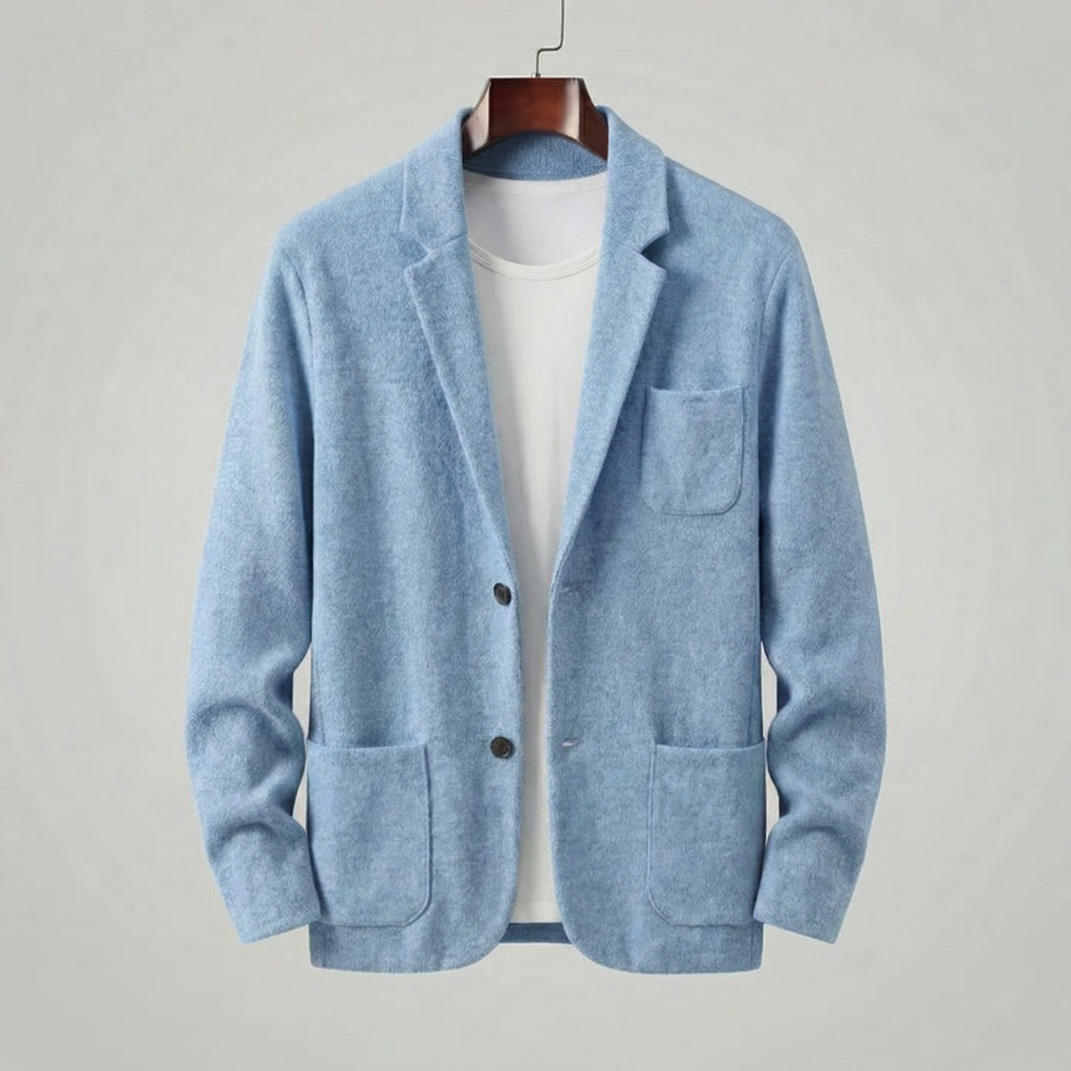 Emmett - Tailored Fit Jacket with Lapel Collar