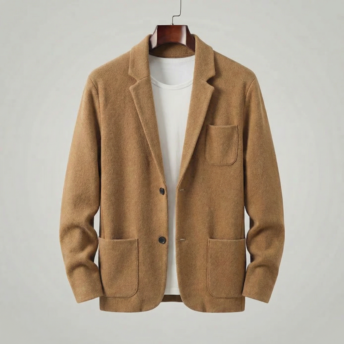 Emmett - Tailored Fit Jacket with Lapel Collar