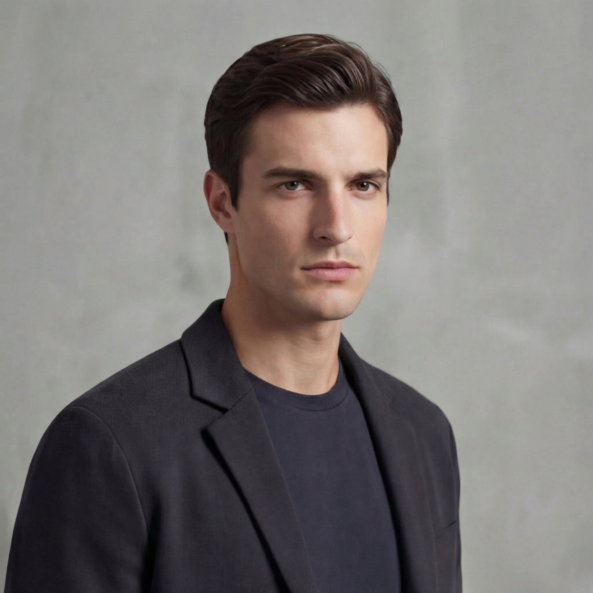 Emmett - Tailored Fit Jacket with Lapel Collar