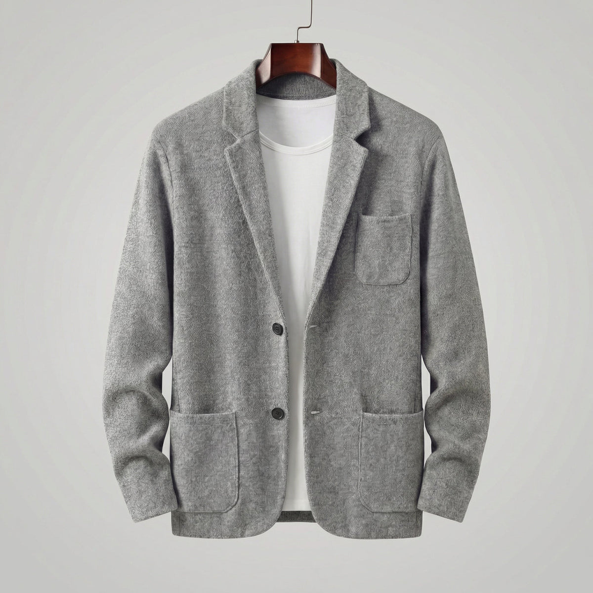 Emmett - Tailored Fit Jacket with Lapel Collar