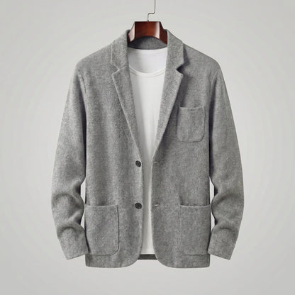 Emmett - Tailored Fit Jacket with Lapel Collar