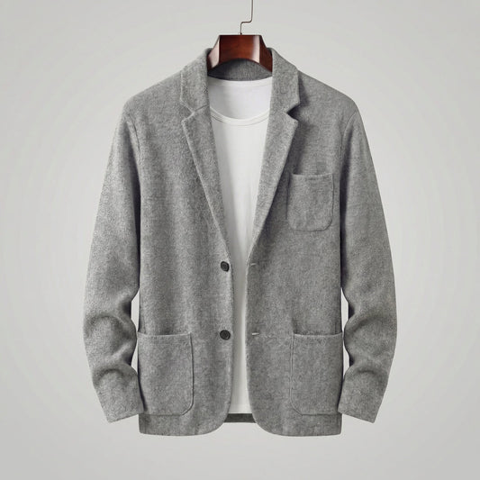 Emmett - Tailored Fit Jacket with Lapel Collar