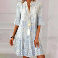 Chalcedony | Graceful Flowing Mini Dress