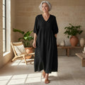 Clarimonde | Effortless V-Neck Midi Dress