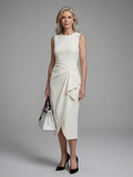 Clover | Elegant Sleeveless Midi Dress