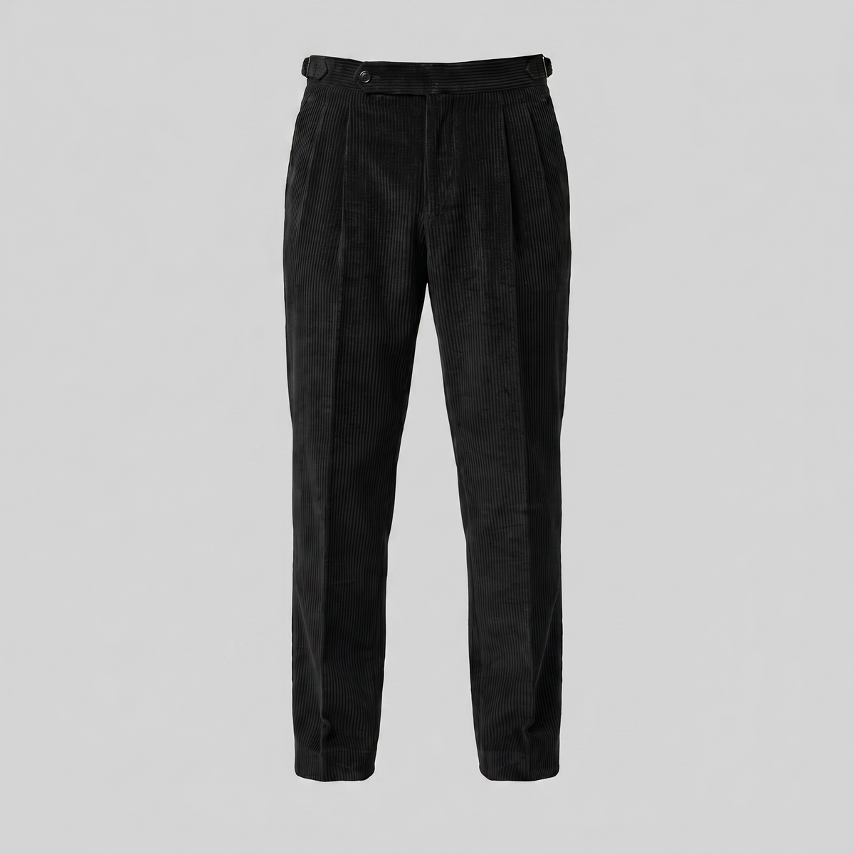 Constantijn - Corduroy Pleated Trousers with Tailored Cut