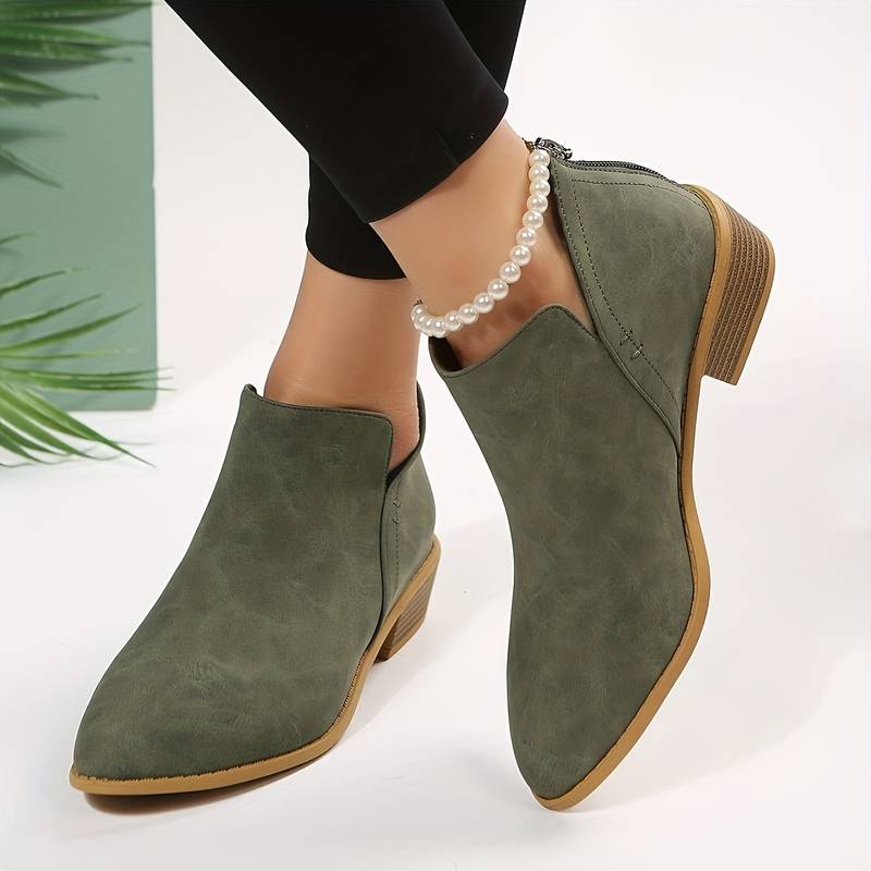 Karenza - Sleek Streamlined Ankle Boots