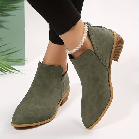 Karenza - Sleek Streamlined Ankle Boots