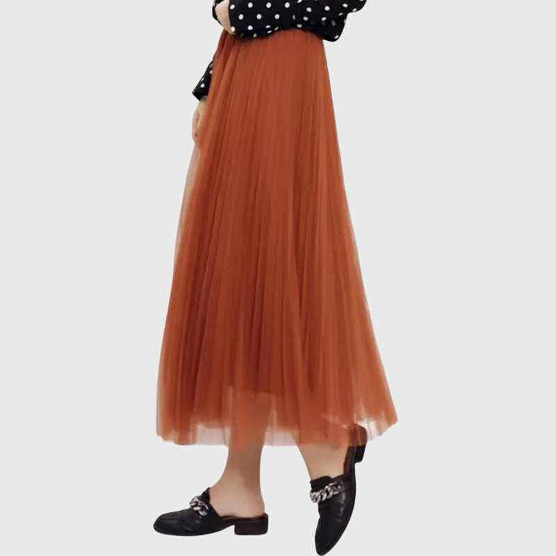 Isabelle - Layered Tulle Midi Skirt
