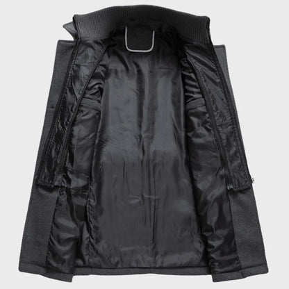 Dennis - Windbreaker Trench Coat with Zip Front