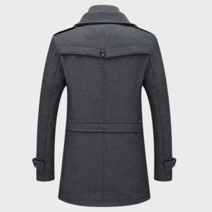 Dennis - Windbreaker Trench Coat with Zip Front