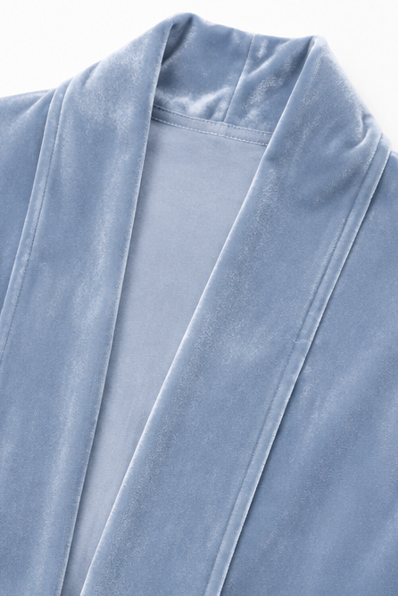 Imogen - Double-Breasted Plush-Surface Cardigan