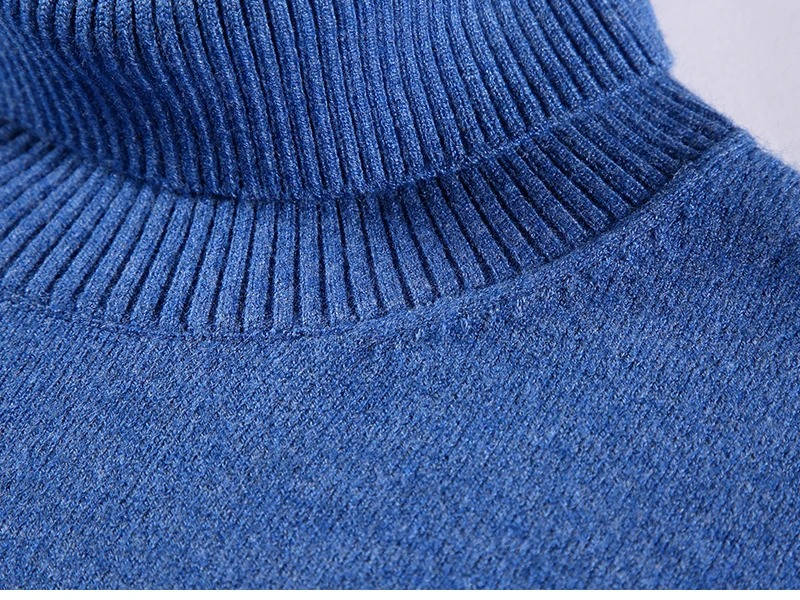 Men's knit turtleneck sweater