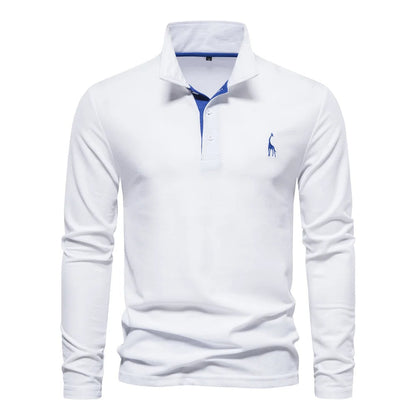 Marnix - Button Neck Polo Shirt