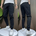 Ellis | Stretch Cargo Pants with Zip Thigh Pockets