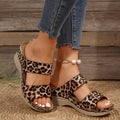 Eva | Double Strap Orthopedic Wedge Sandals
