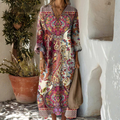 Emrys | Relaxed Abstract Midi Dress