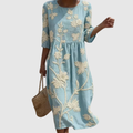 Evadne | Timeless Floral Midi Dress