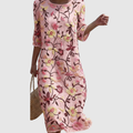 Evanthe | Elegant Floral Midi Dress