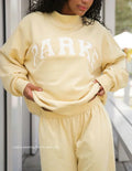 Faye | Preppy Varsity Mockneck Sweatshirt