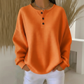Amara | Waffle Knit Long Sleeve Top