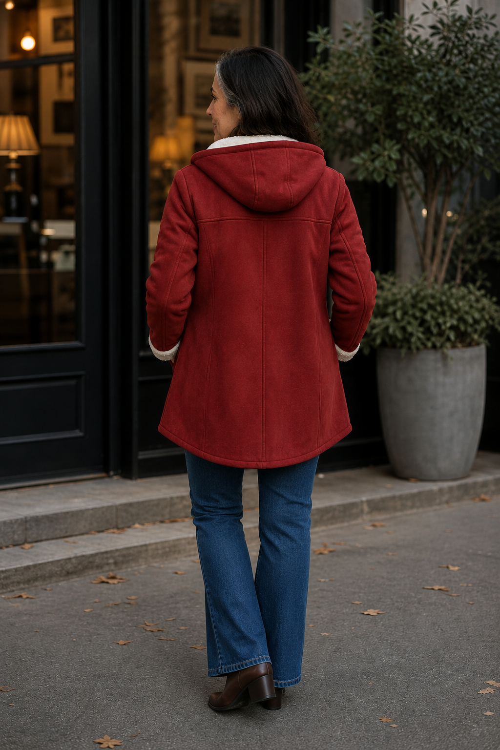 Beatrice - Hooded Coat with Plush Lining