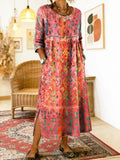 Francisca | Graceful Flowing Midi Dress
