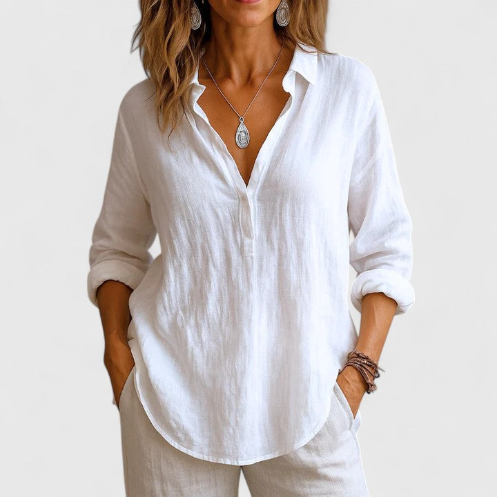 Franzina | Comfortable Linen Blouse