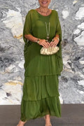 Galadriel | Tailored Draped Maxi Dress