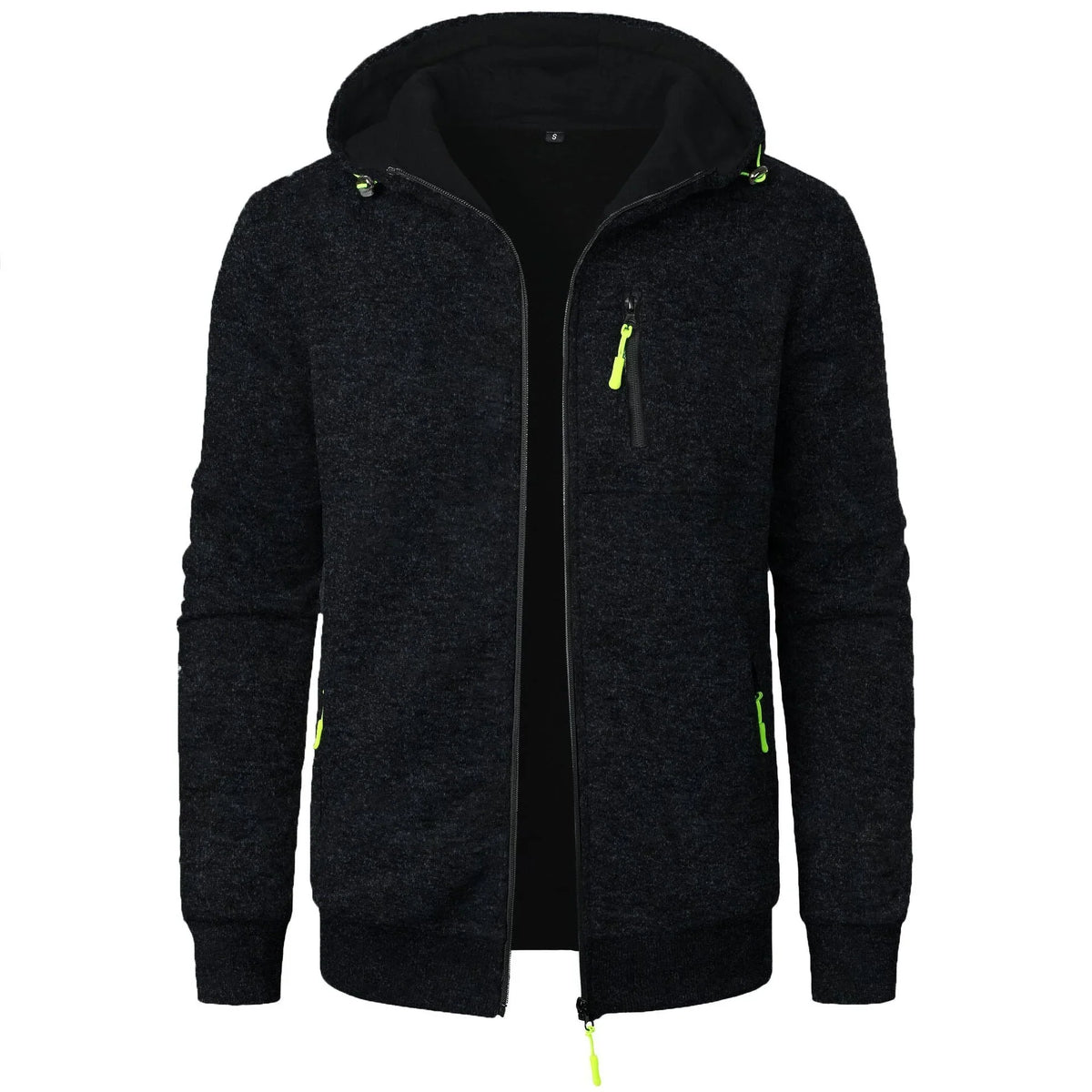 Gareth - Patterned Hoodie with Zip Pockets