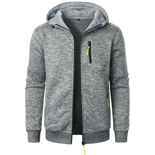 Gareth - Patterned Hoodie with Zip Pockets