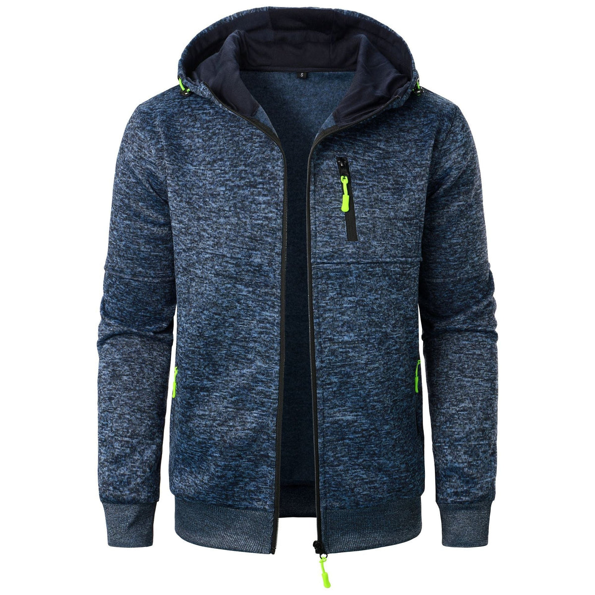 Gareth - Patterned Hoodie with Zip Pockets