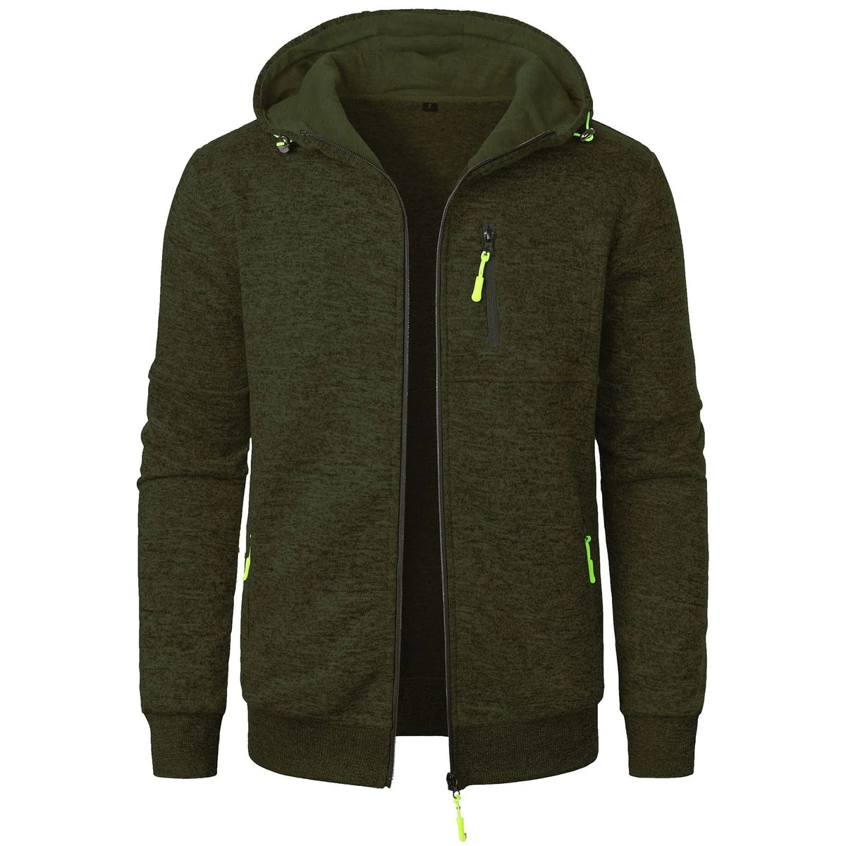 Gareth - Patterned Hoodie with Zip Pockets
