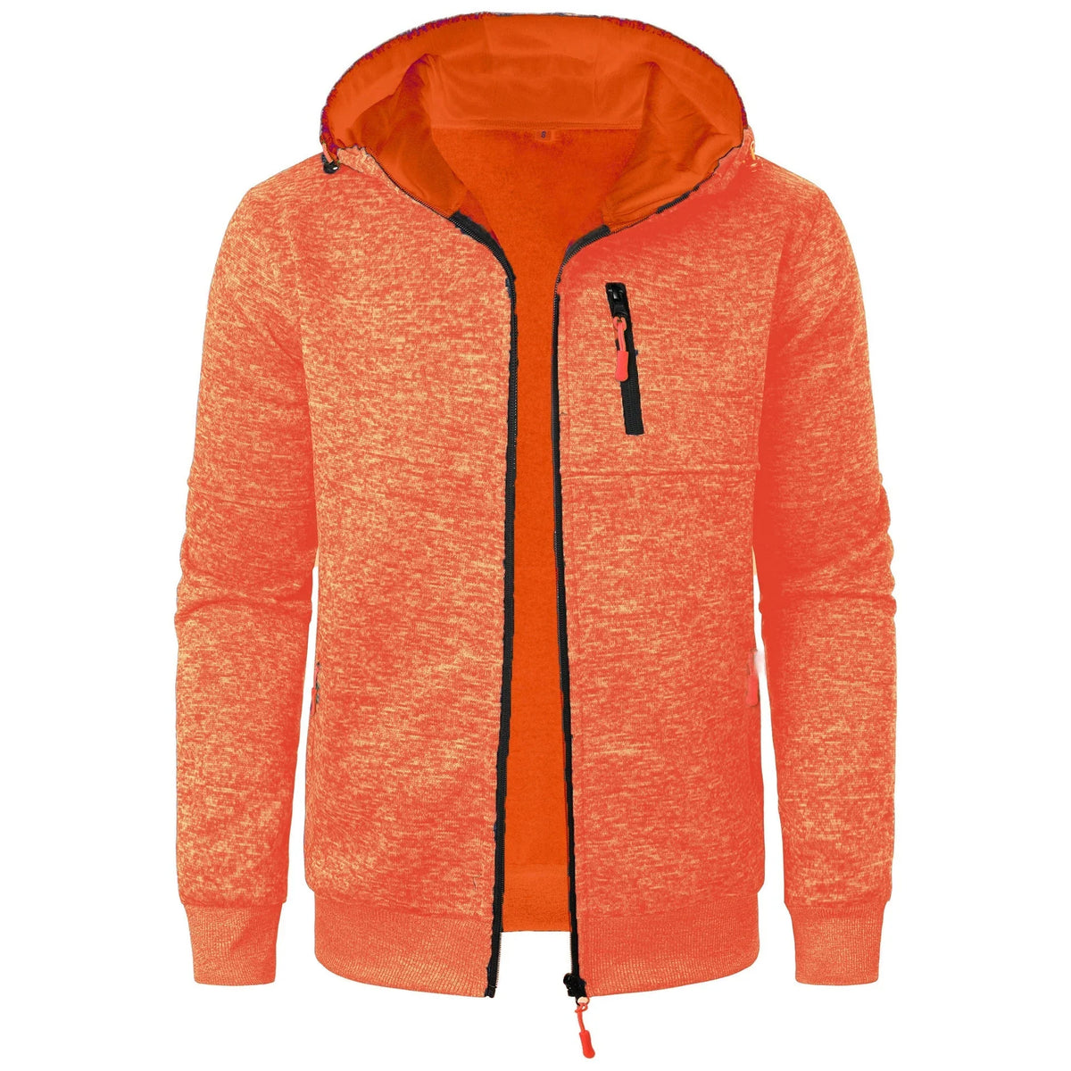 Gareth - Patterned Hoodie with Zip Pockets