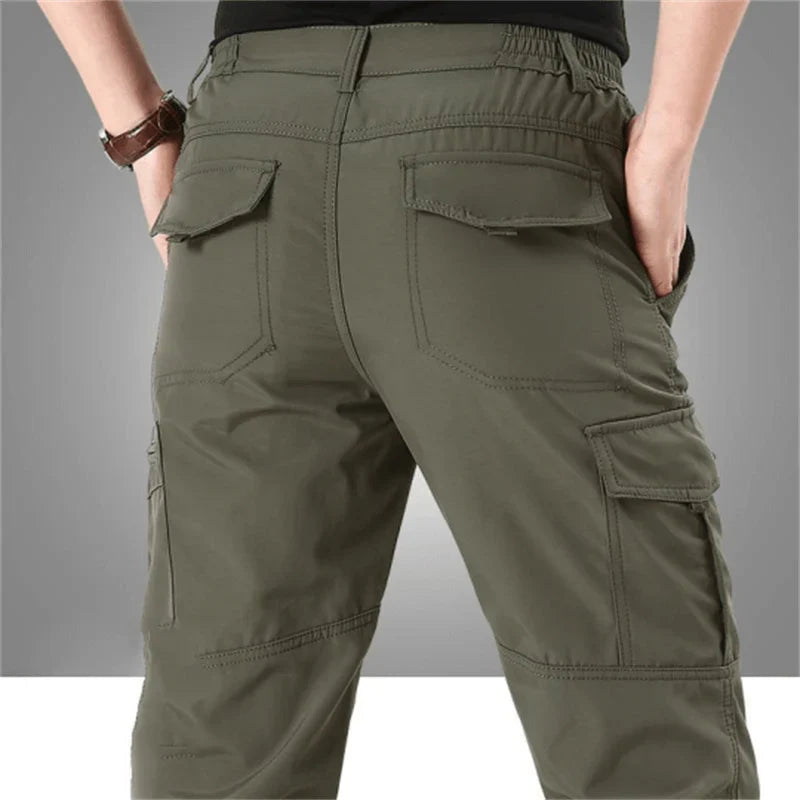 Gerald - Straight Leg Cargo Trousers with Multiple Pockets