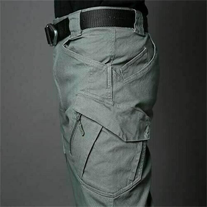 Gerald - Straight Leg Cargo Trousers with Multiple Pockets