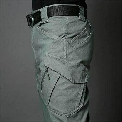 Gerald - Straight Leg Cargo Trousers with Multiple Pockets