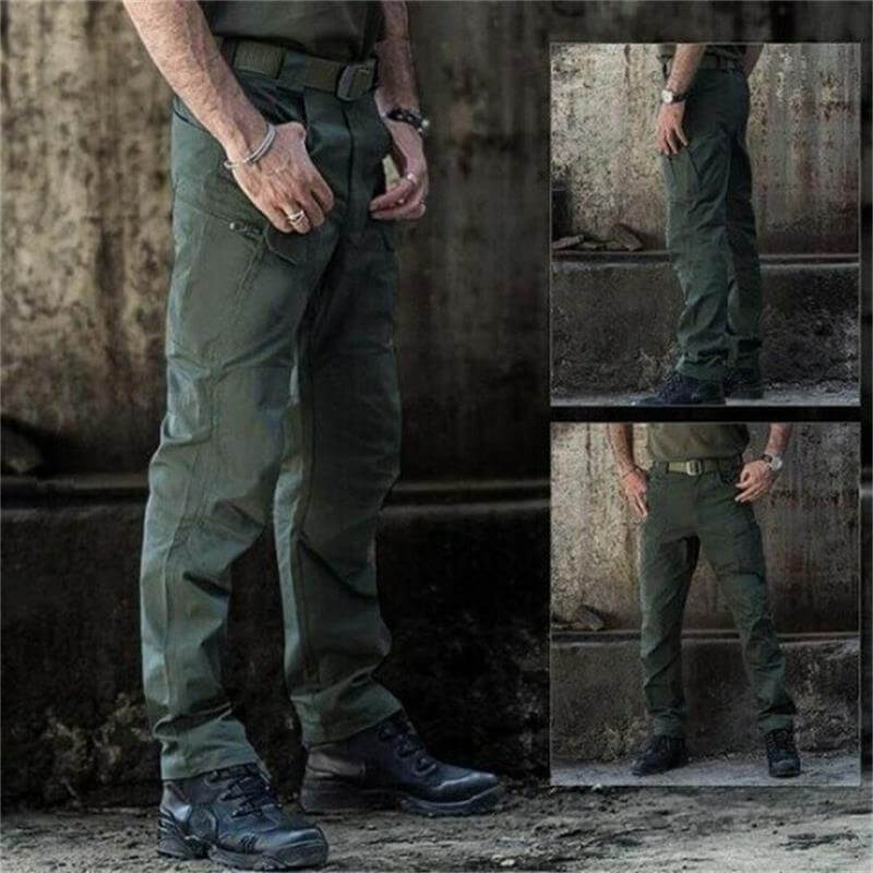 Gerald - Straight Leg Cargo Trousers with Multiple Pockets