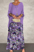 Ghislaine | Airy Floral Maxi Dress