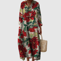 Giordana | Graceful Floral Midi Dress