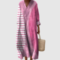 Grase | Airy Striped Midi Dress