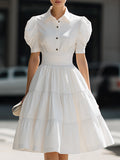 Haley | A-Line Collared Mini Dress