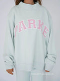 Harper | Cozy Varsity Mockneck Sweatshirt