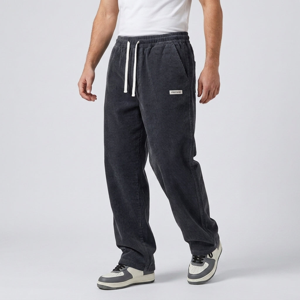 Joris - Loose Fit Corduroy Trousers