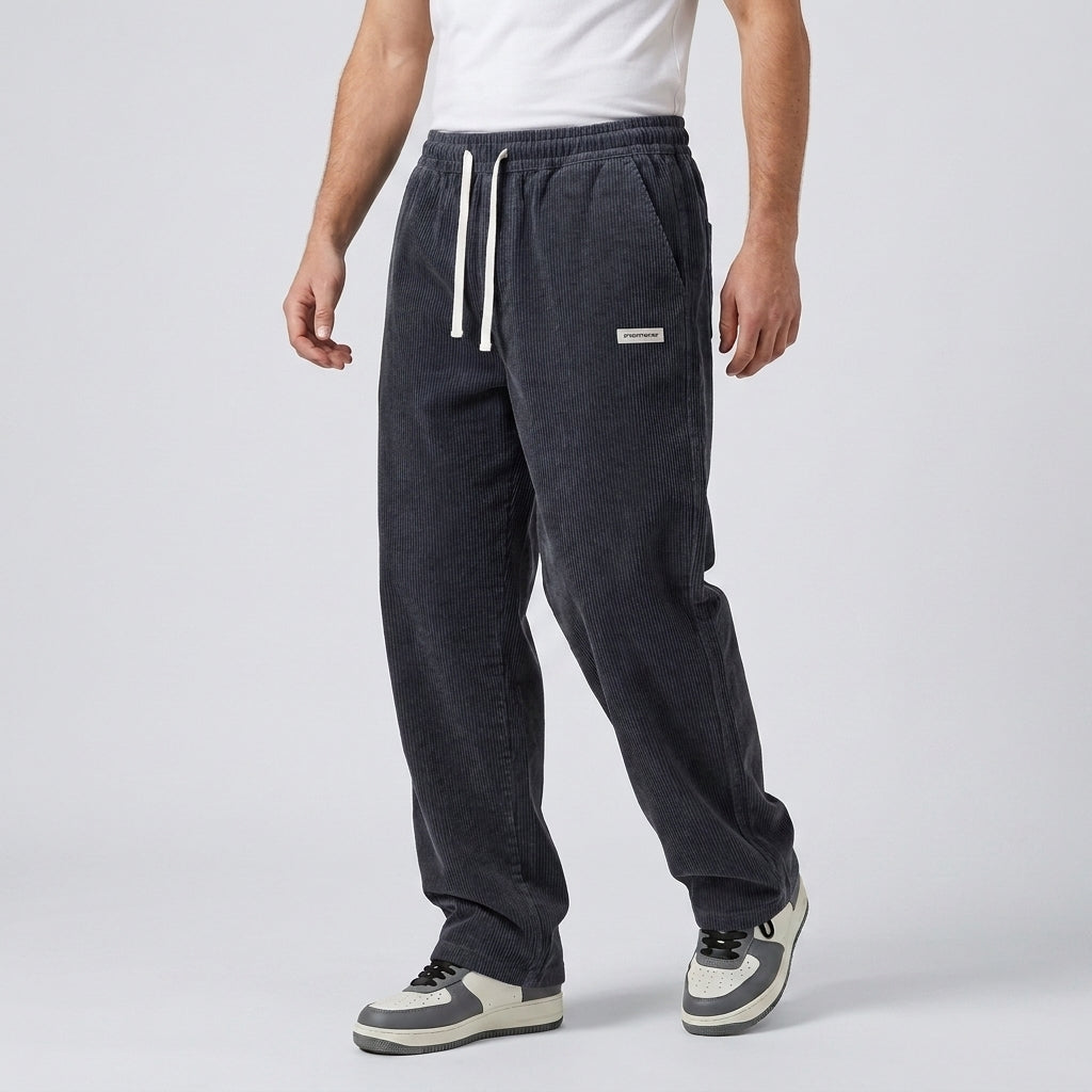 Joris - Loose Fit Corduroy Trousers