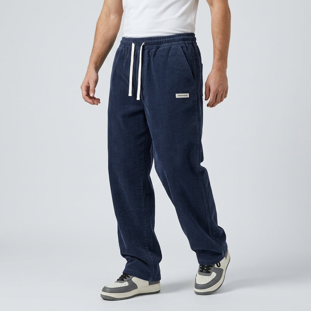 Joris - Loose Fit Corduroy Trousers