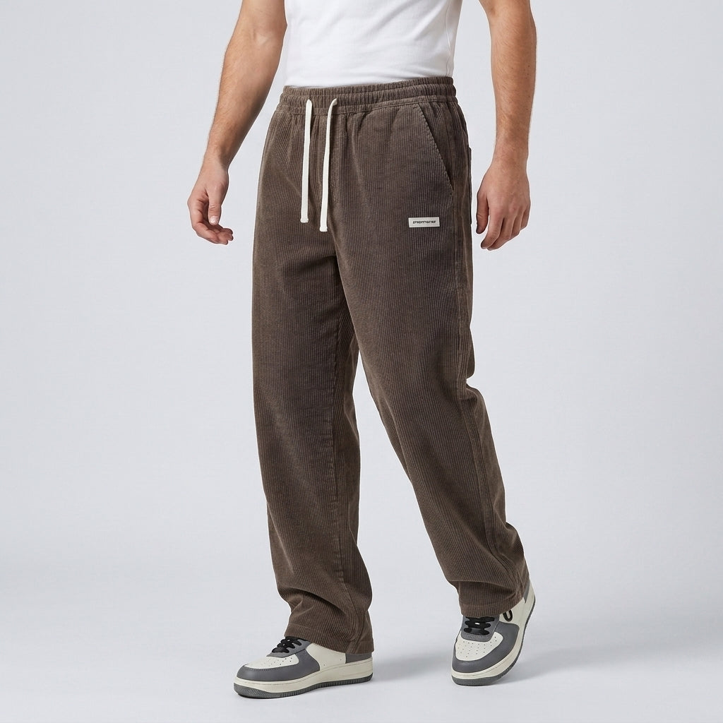 Joris - Loose Fit Corduroy Trousers